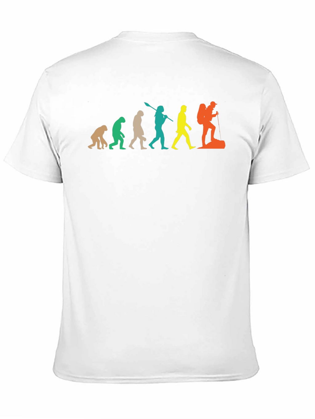 Hiking Evolution Graphic T-Shirt - Black