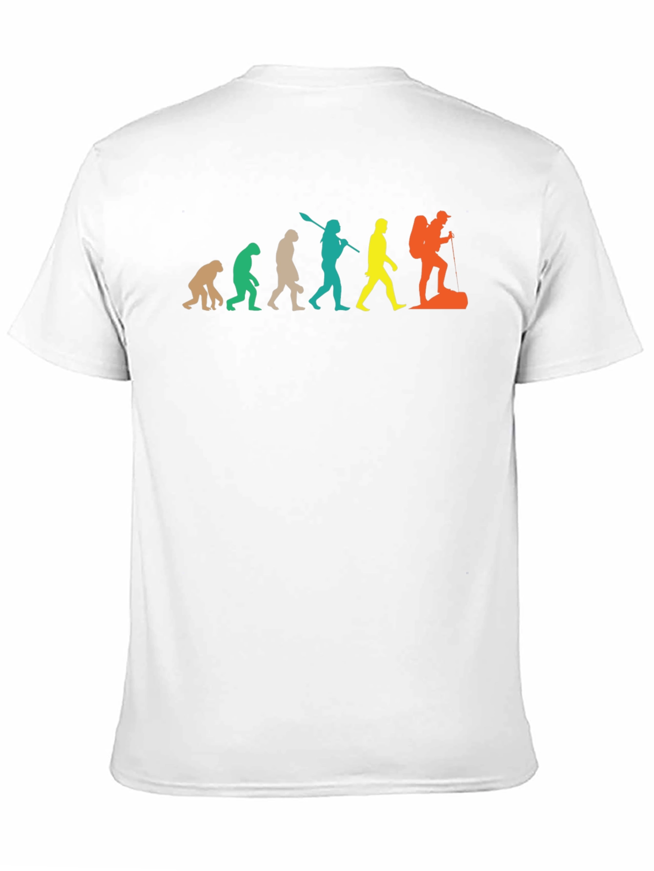 Hiking Evolution Graphic T-Shirt - Black