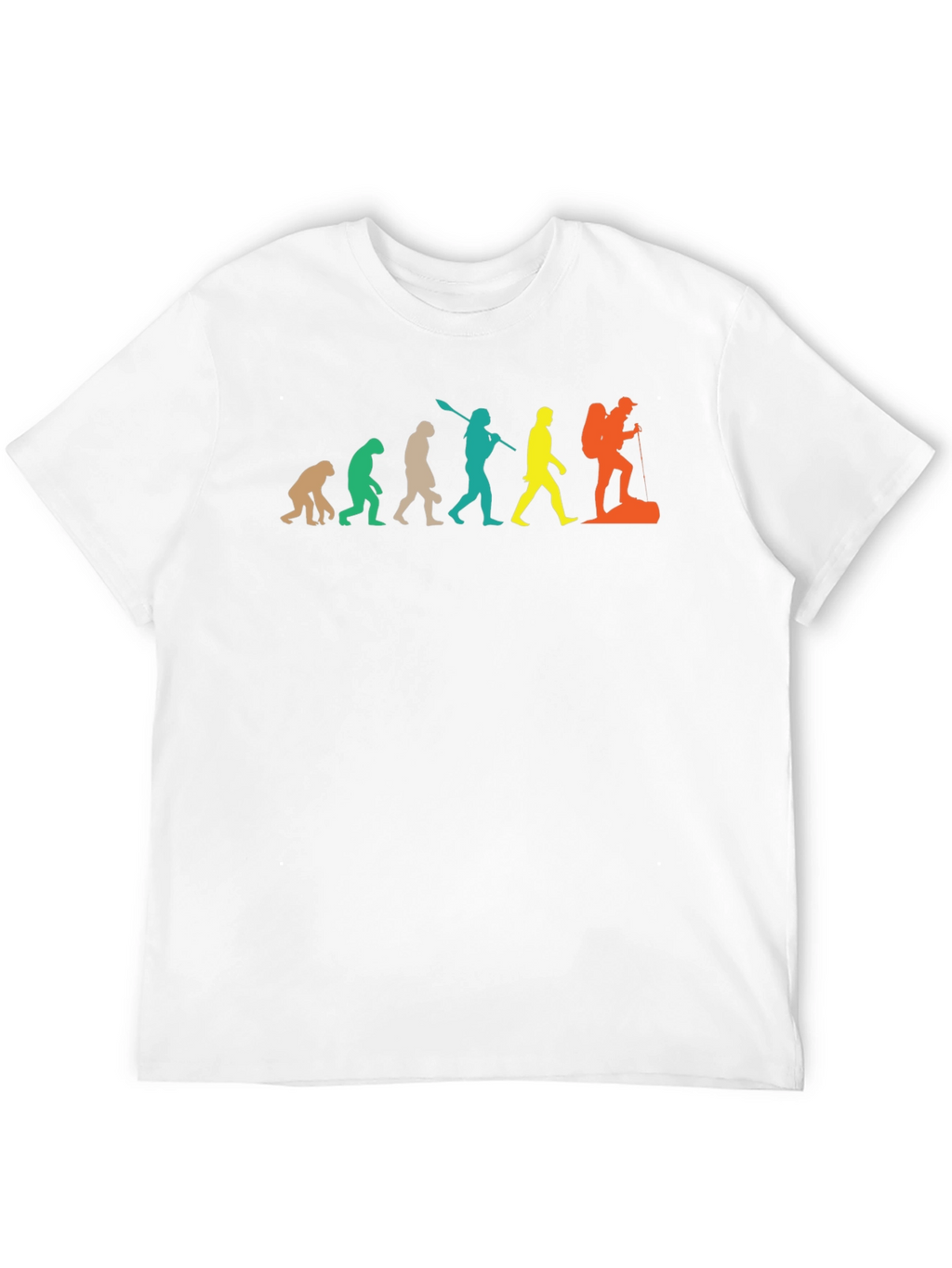 Hiking Evolution Graphic T-Shirt - Black