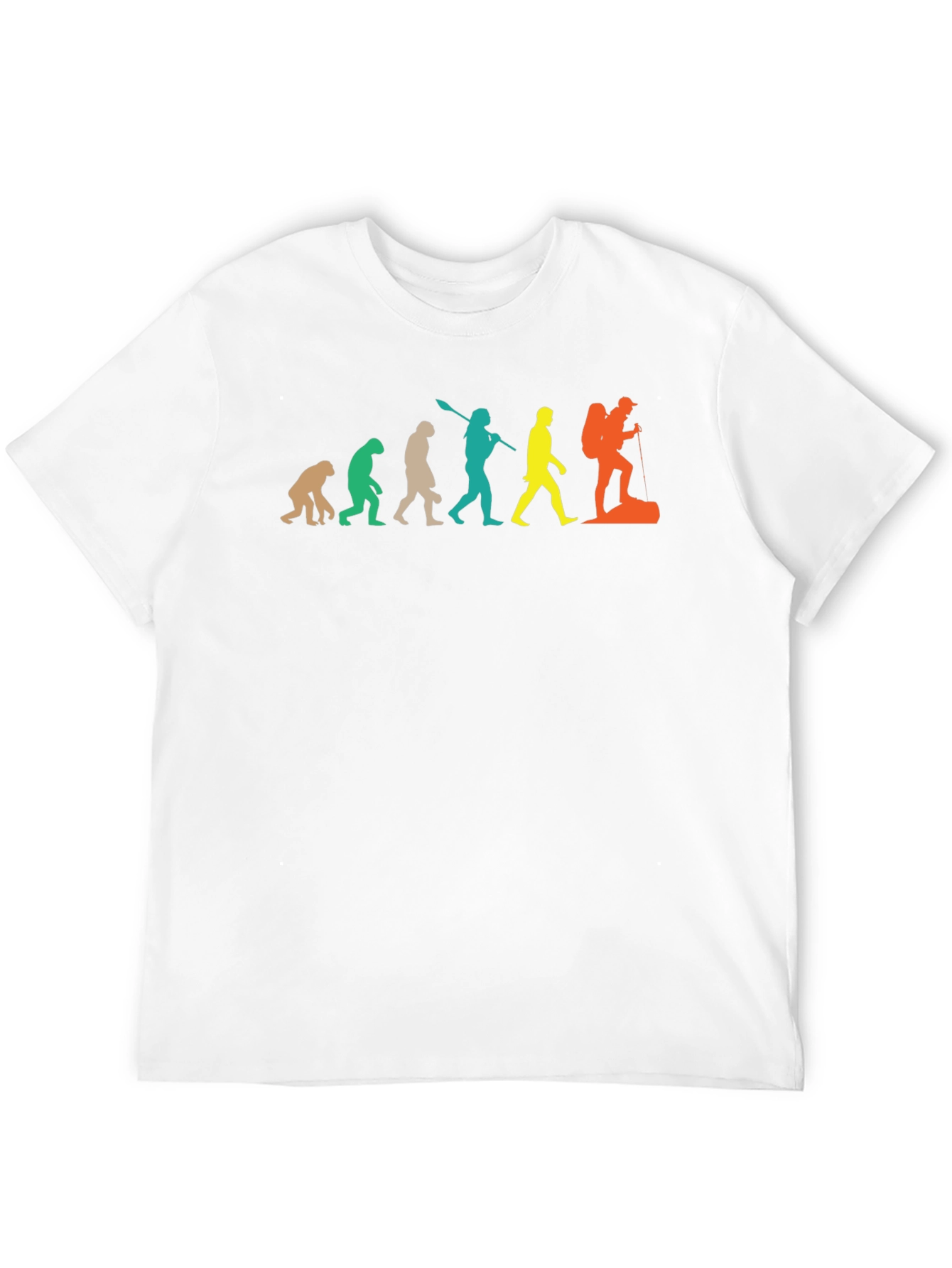 Hiking Evolution Graphic T-Shirt - Black