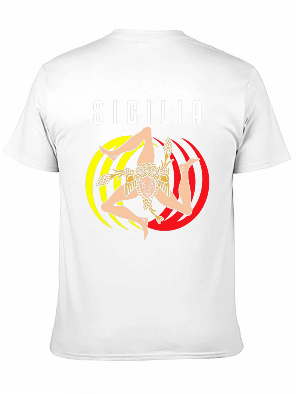 Sicilia Trinacria T-Shirt Italy Souvenir Tee