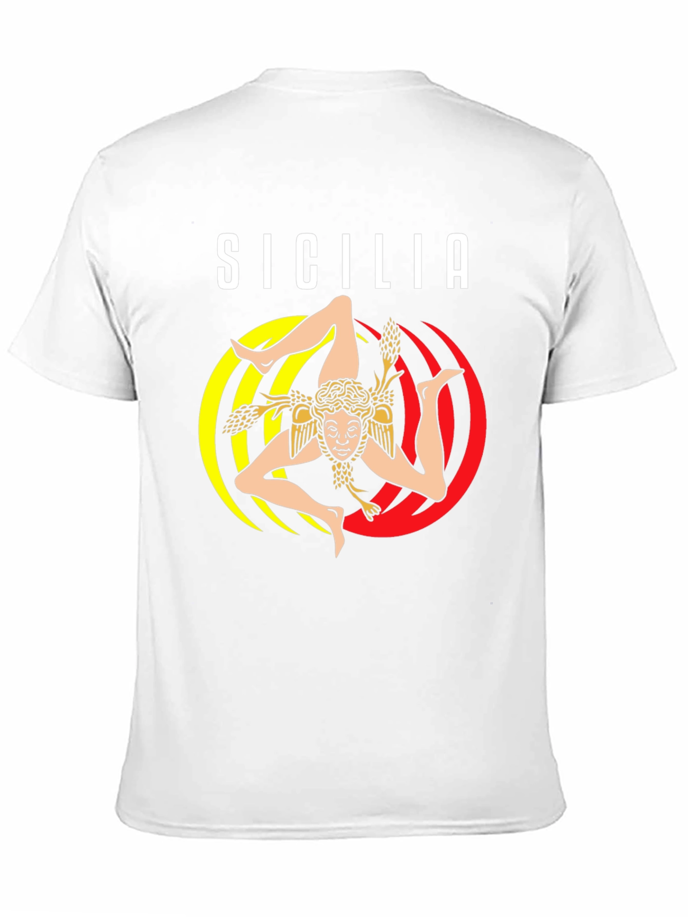 Sicilia Trinacria T-Shirt Italy Souvenir Tee