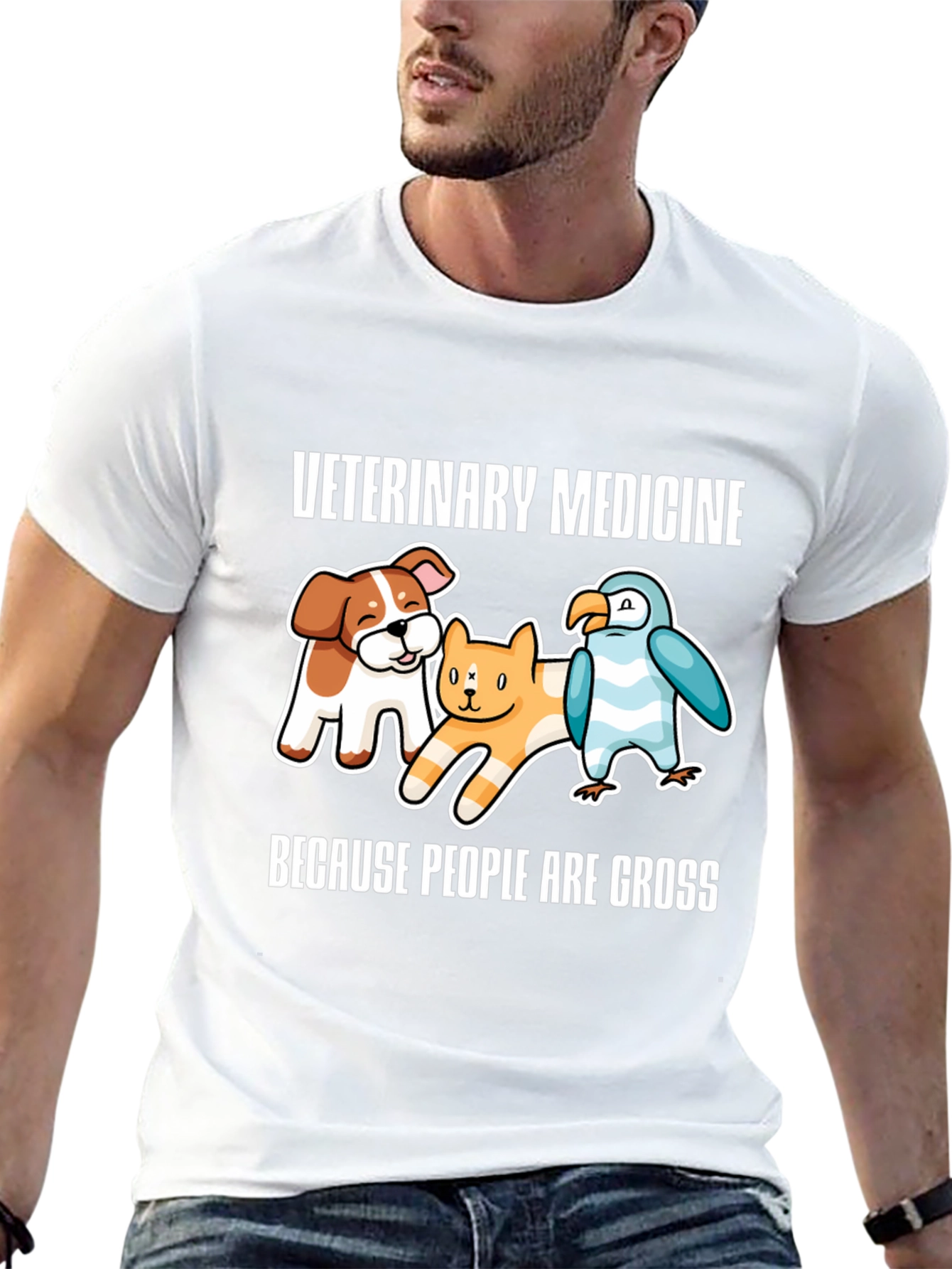 Veterinary Medicine T-Shirt: Animal Lover Tee