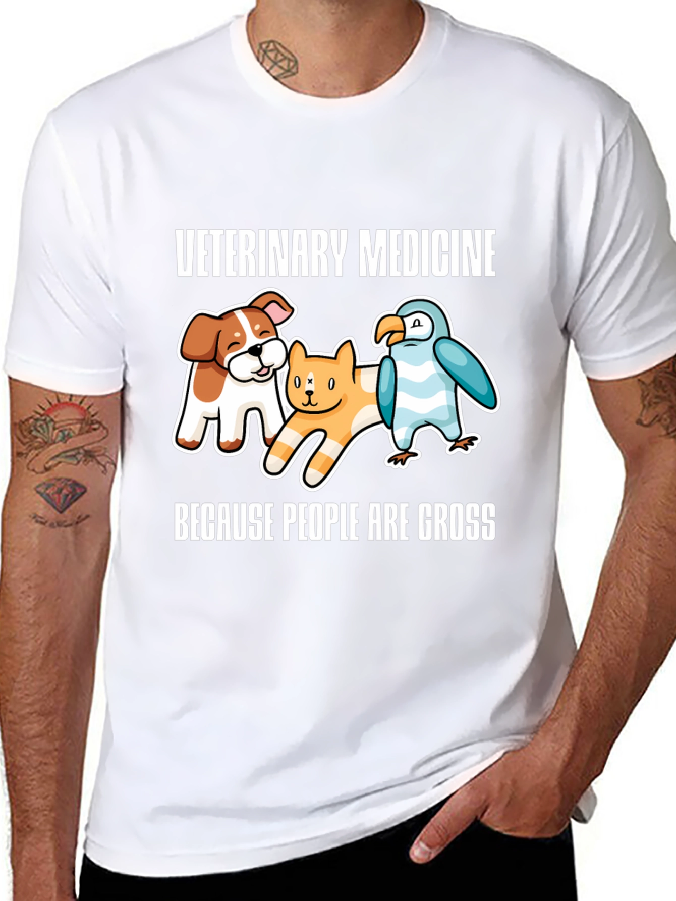 Veterinary Medicine T-Shirt: Animal Lover Tee