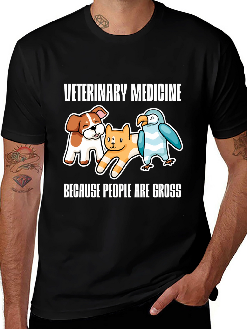 Veterinary Medicine T-Shirt: Animal Lover Tee