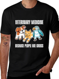 Veterinary Medicine T-Shirt: Animal Lover Tee