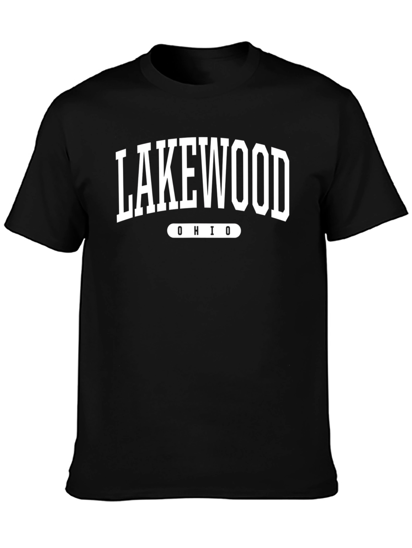Lakewood Ohio Black T-Shirt