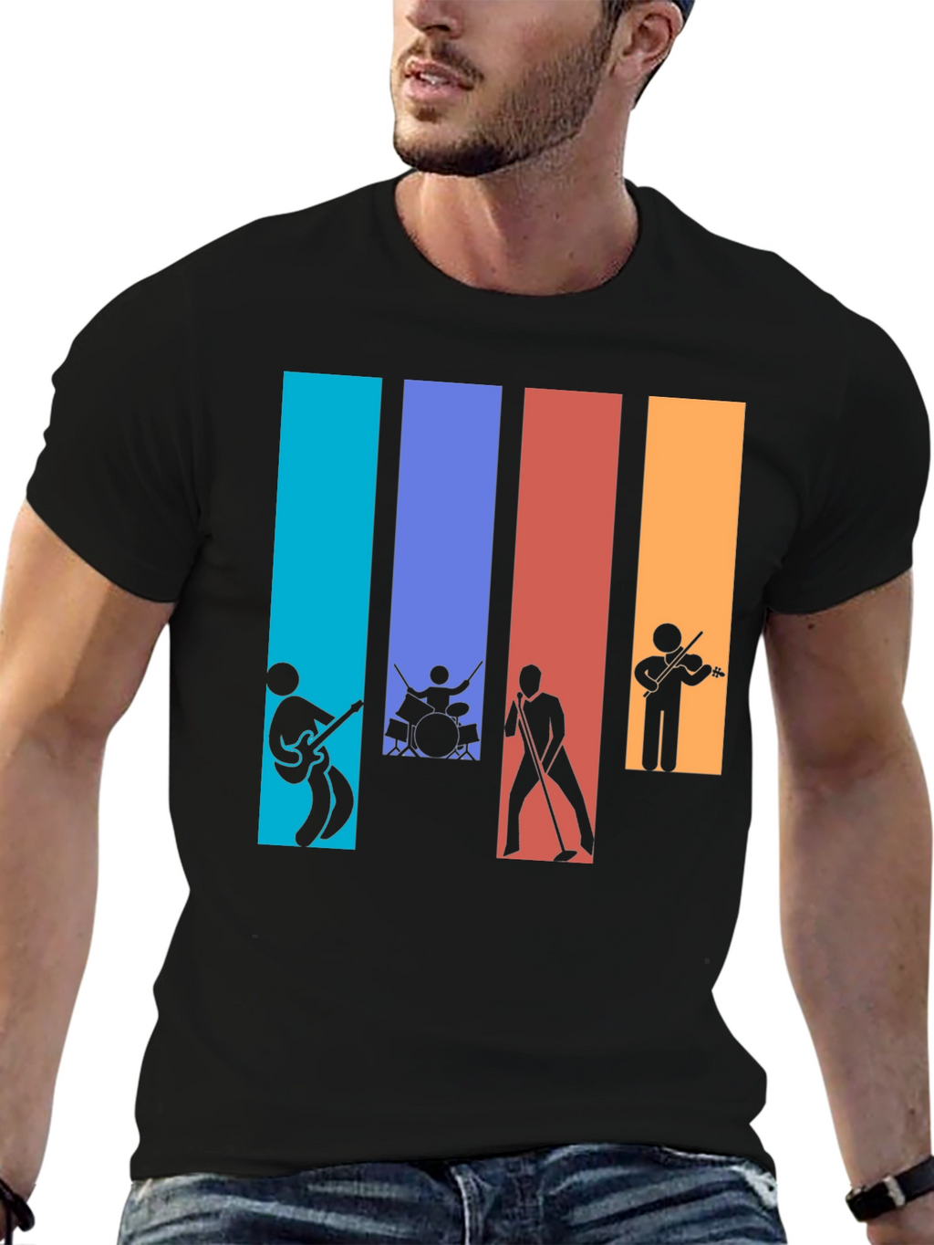 Band Lineup Graphic T-Shirt
