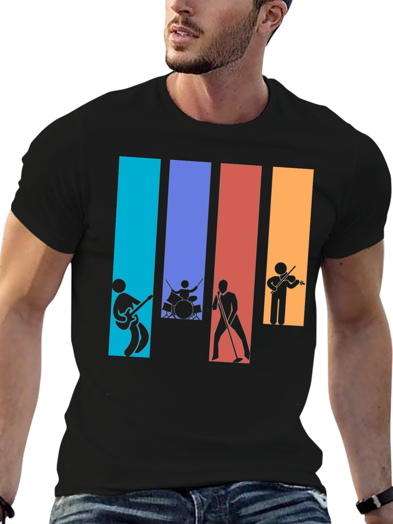 Band Lineup Graphic T-Shirt