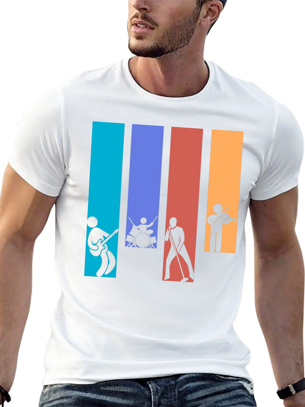 Band Lineup Graphic T-Shirt