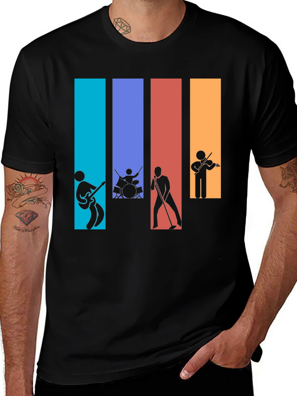 Band Lineup Graphic T-Shirt
