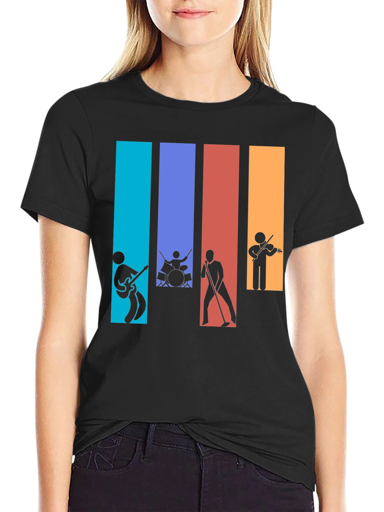Band Lineup Graphic T-Shirt