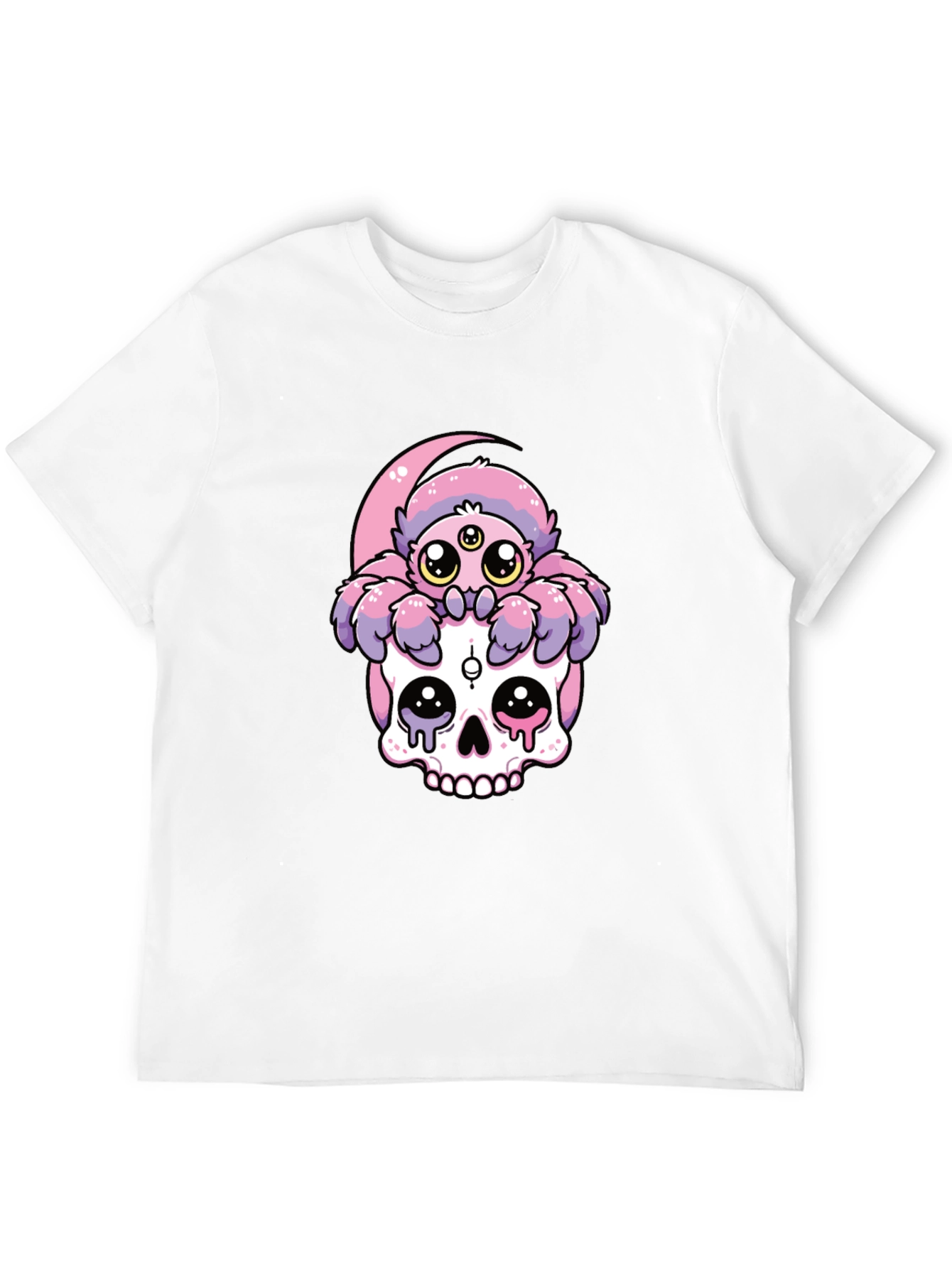 Skull & Spider Graphic Tee - Unique Design