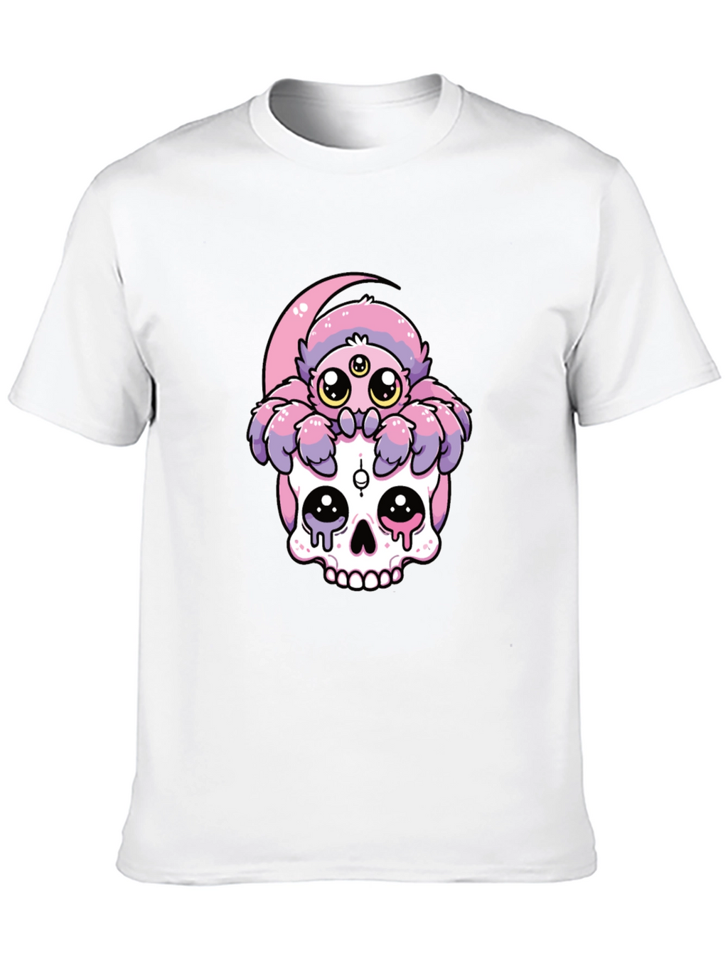 Skull & Spider Graphic Tee - Unique Design