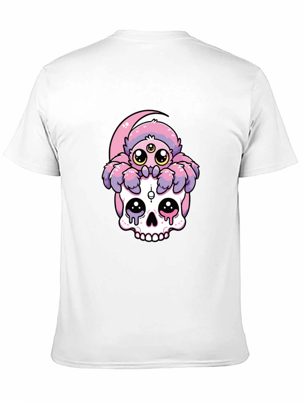 Skull & Spider Graphic Tee - Unique Design