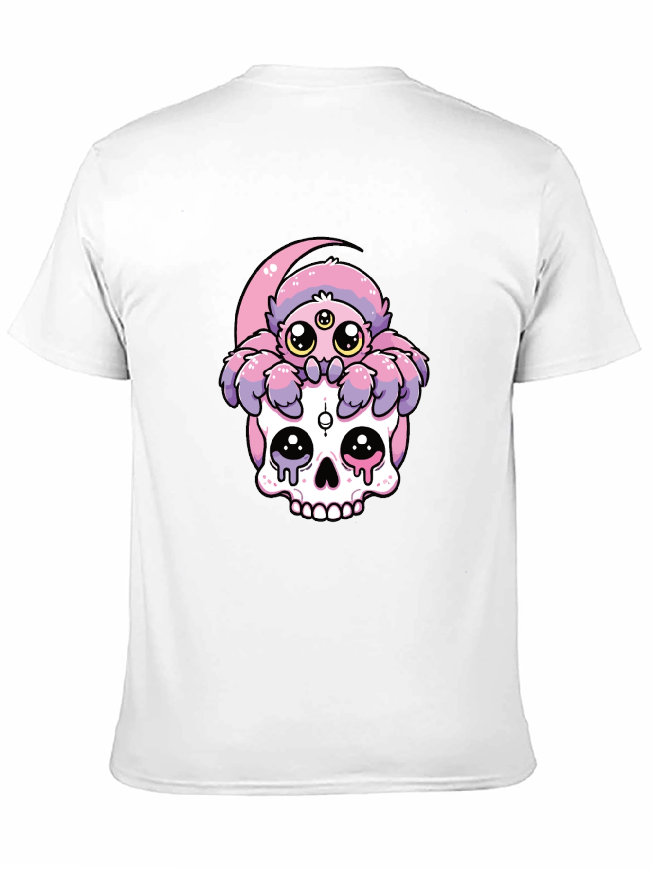 Skull & Spider Graphic Tee - Unique Design