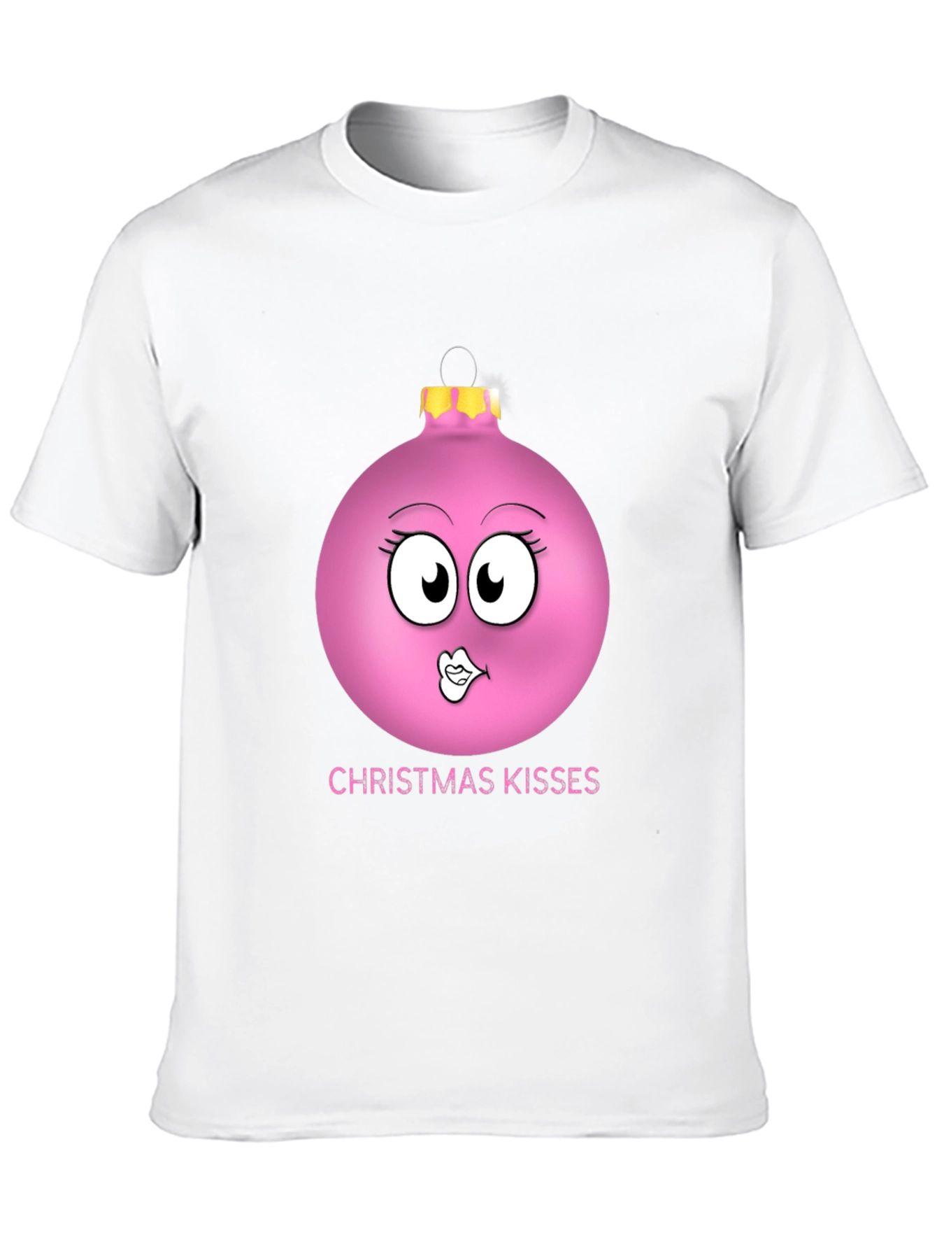 Christmas Kisses Ornament Graphic T-Shirt