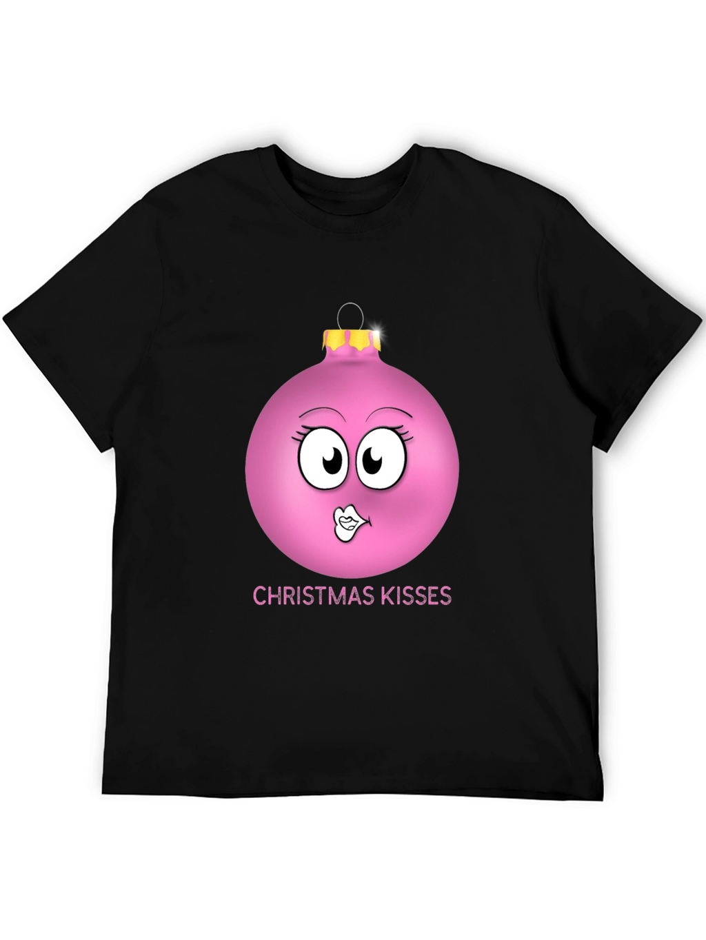 Christmas Kisses Ornament Graphic T-Shirt