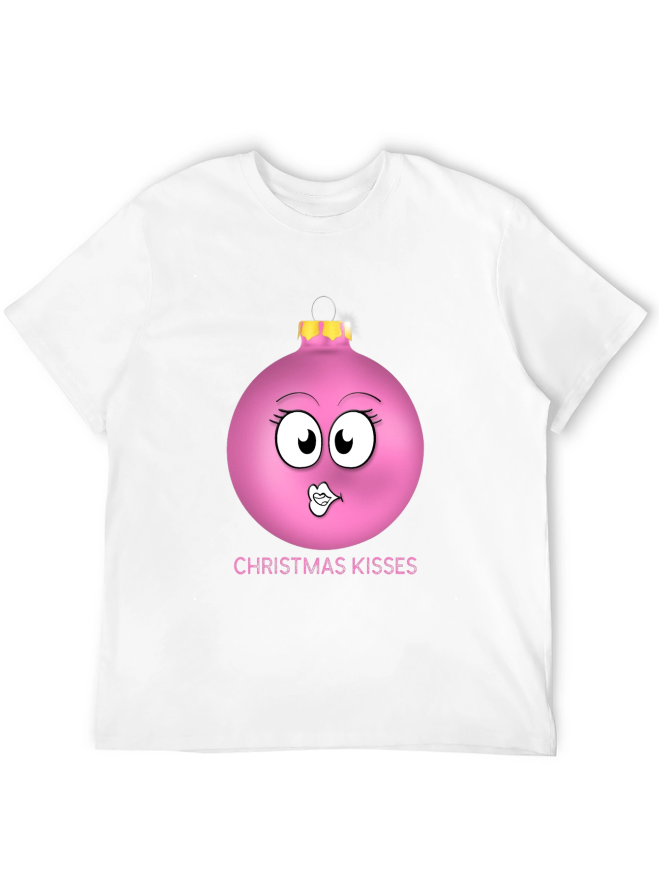 Christmas Kisses Ornament Graphic T-Shirt