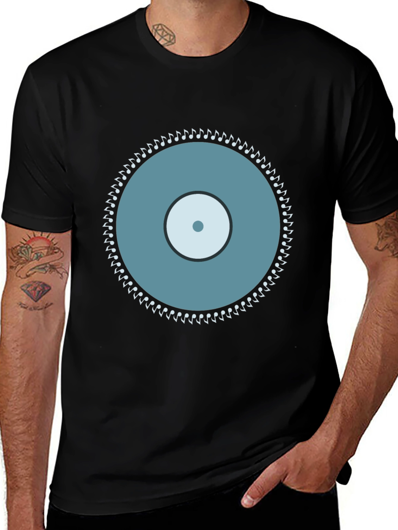 Musical Record Graphic Tee