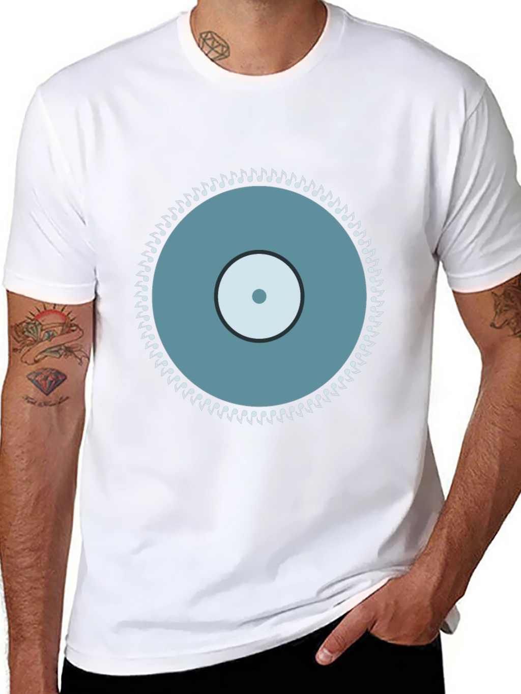 Musical Record Graphic Tee