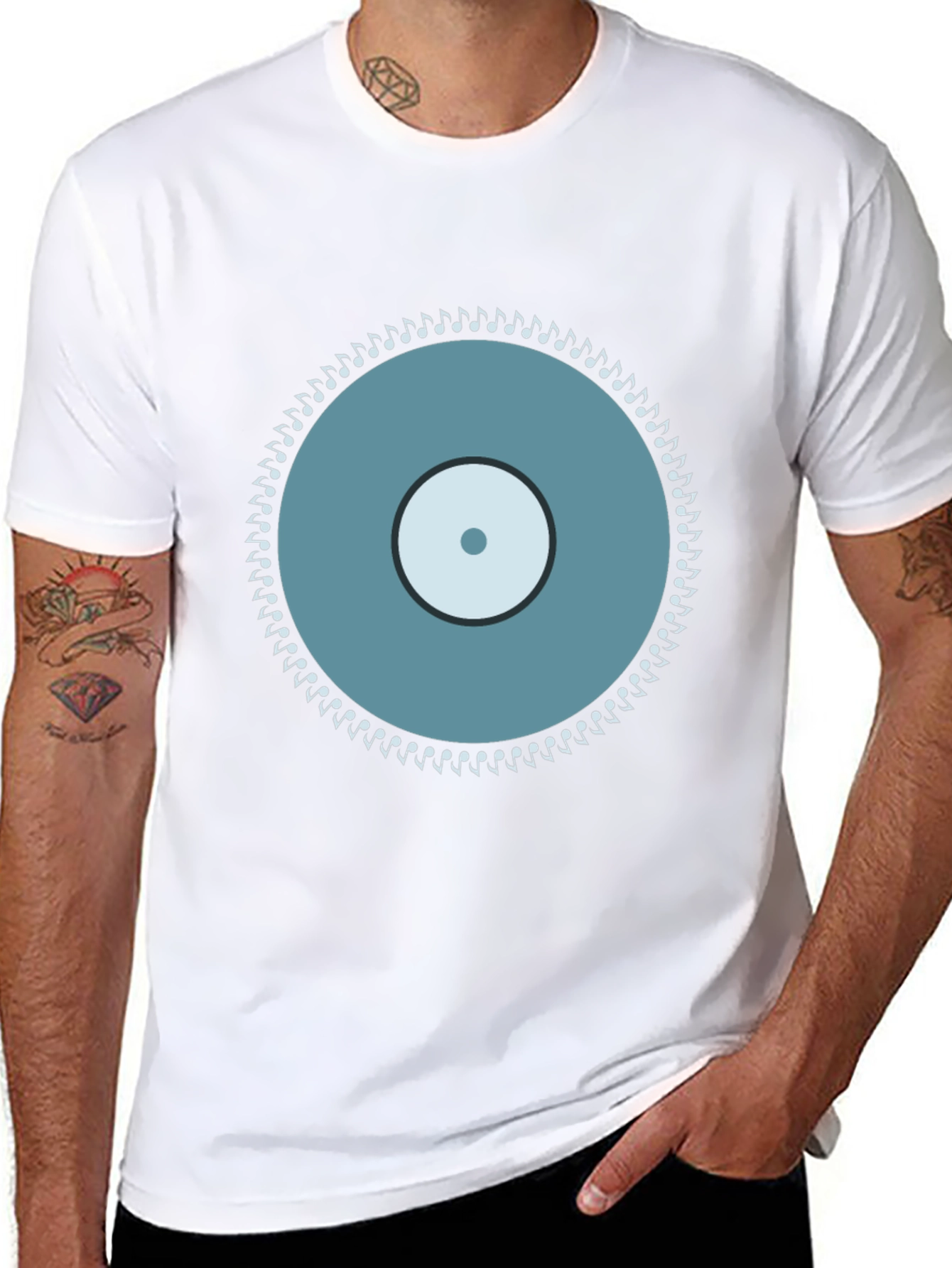 Musical Record Graphic Tee