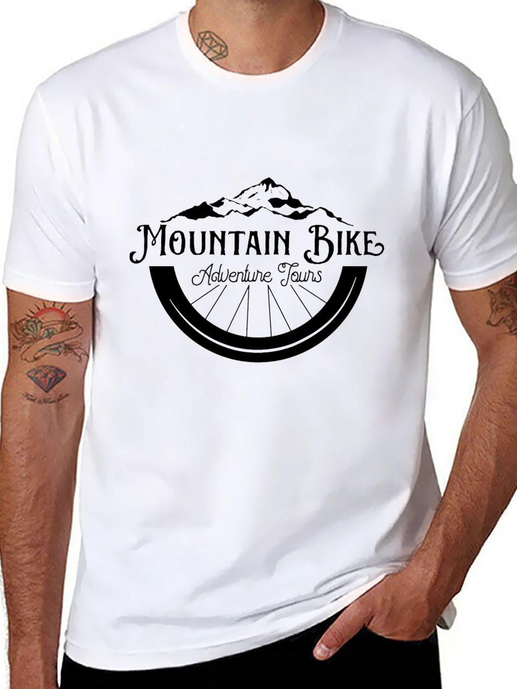 Mountain Bike Adventure Tours Graphic Tee