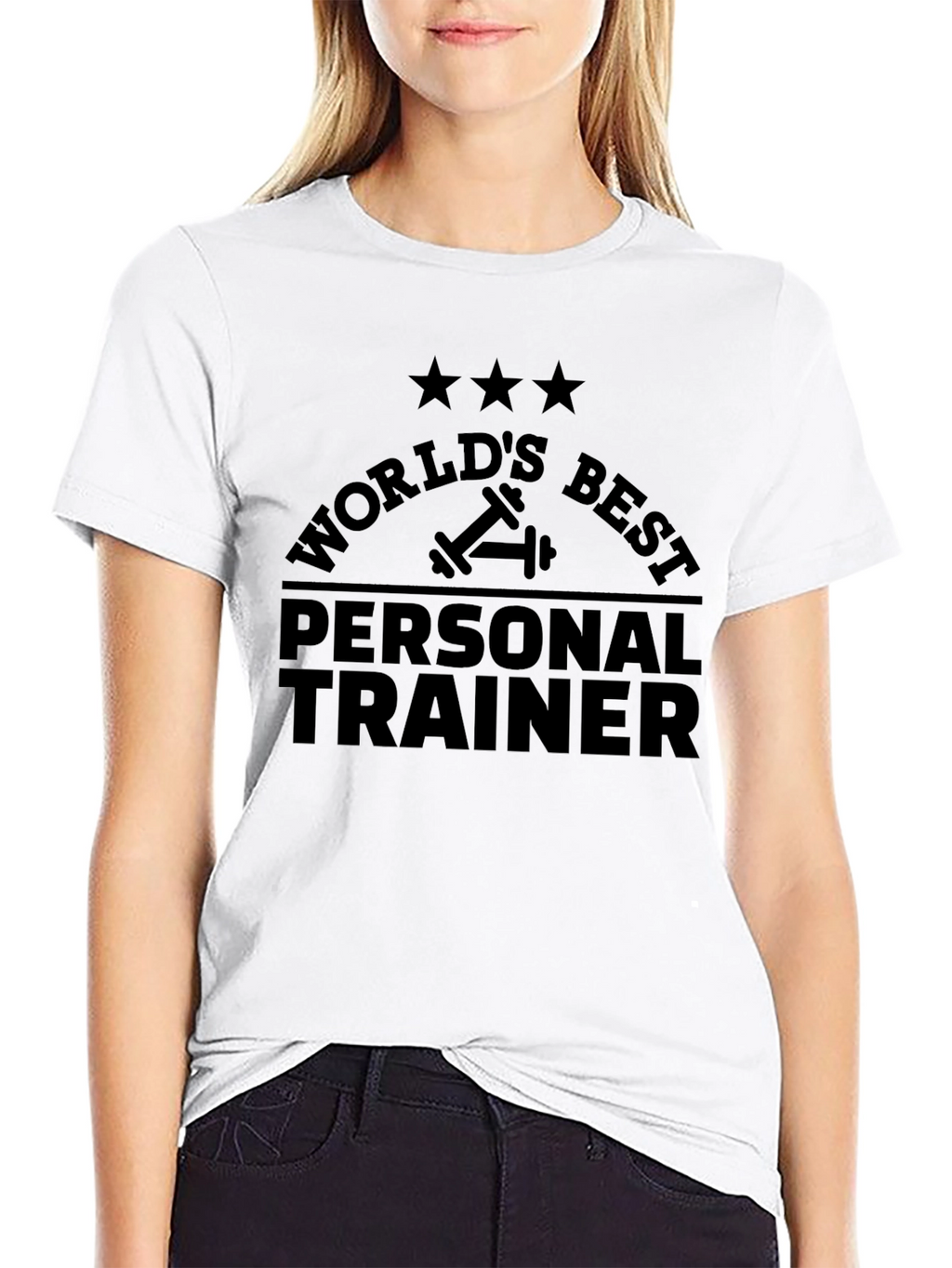 Worlds Best Personal Trainer T-Shirt - Fitness Apparel