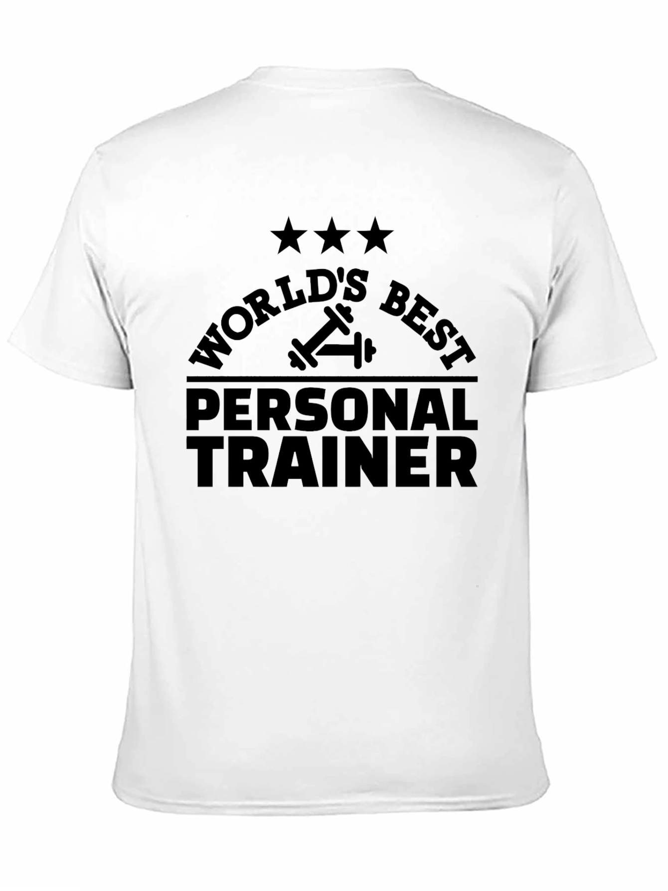 Worlds Best Personal Trainer T-Shirt - Fitness Apparel