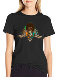 Graffiti Artist Afro Tee - Street Art Style