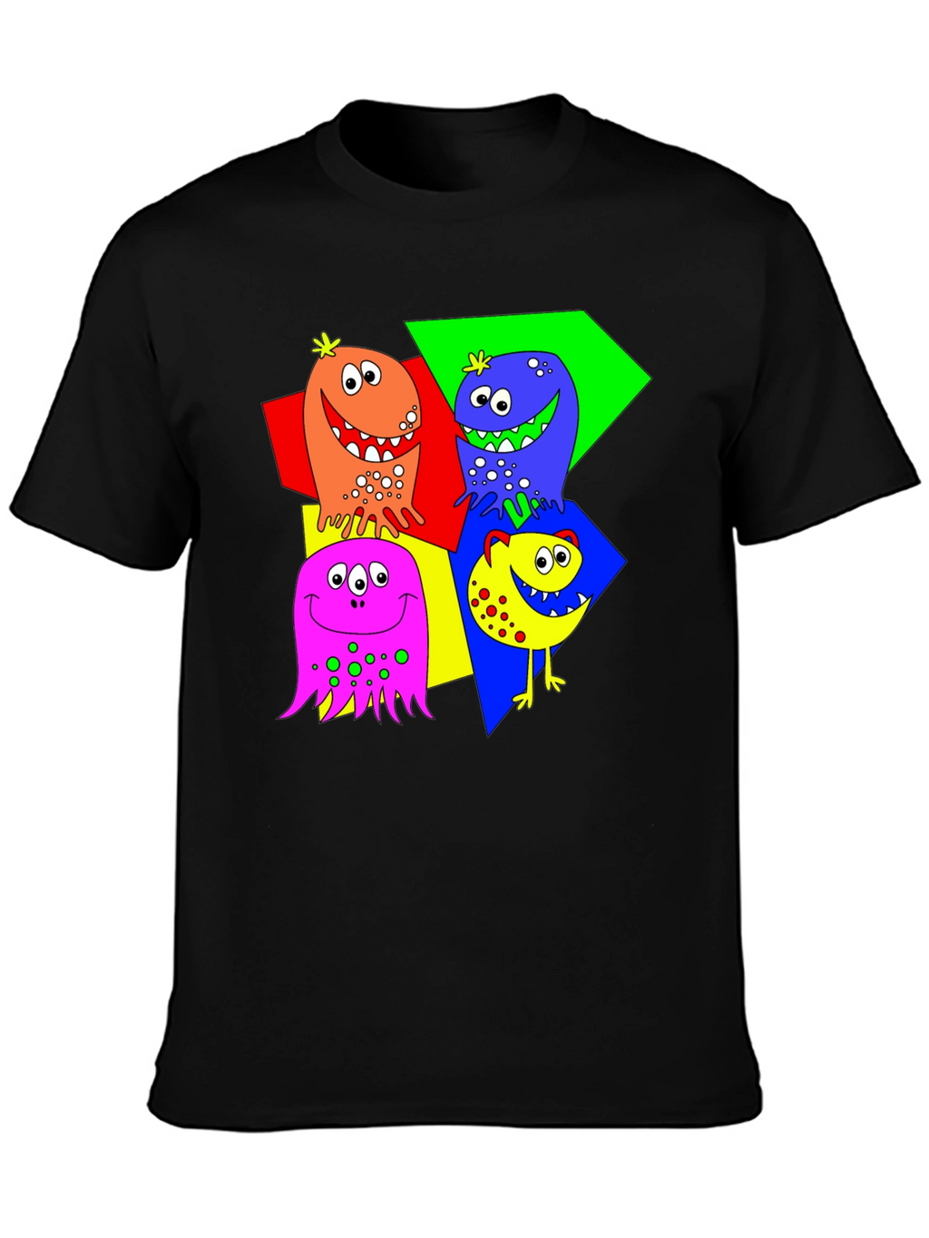 Monster Graphic T-Shirt - Funky Cartoon Tee