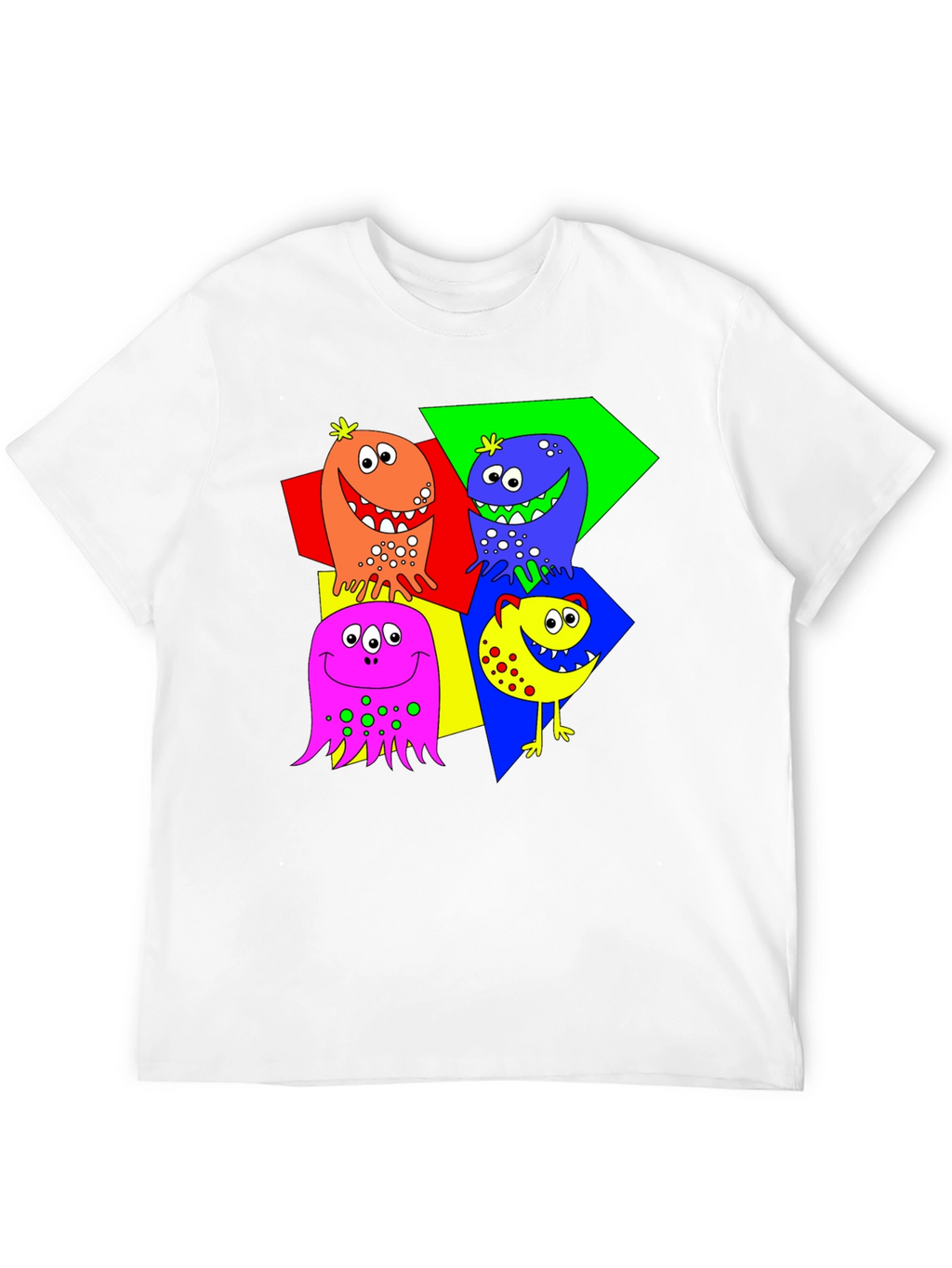 Monster Graphic T-Shirt - Funky Cartoon Tee