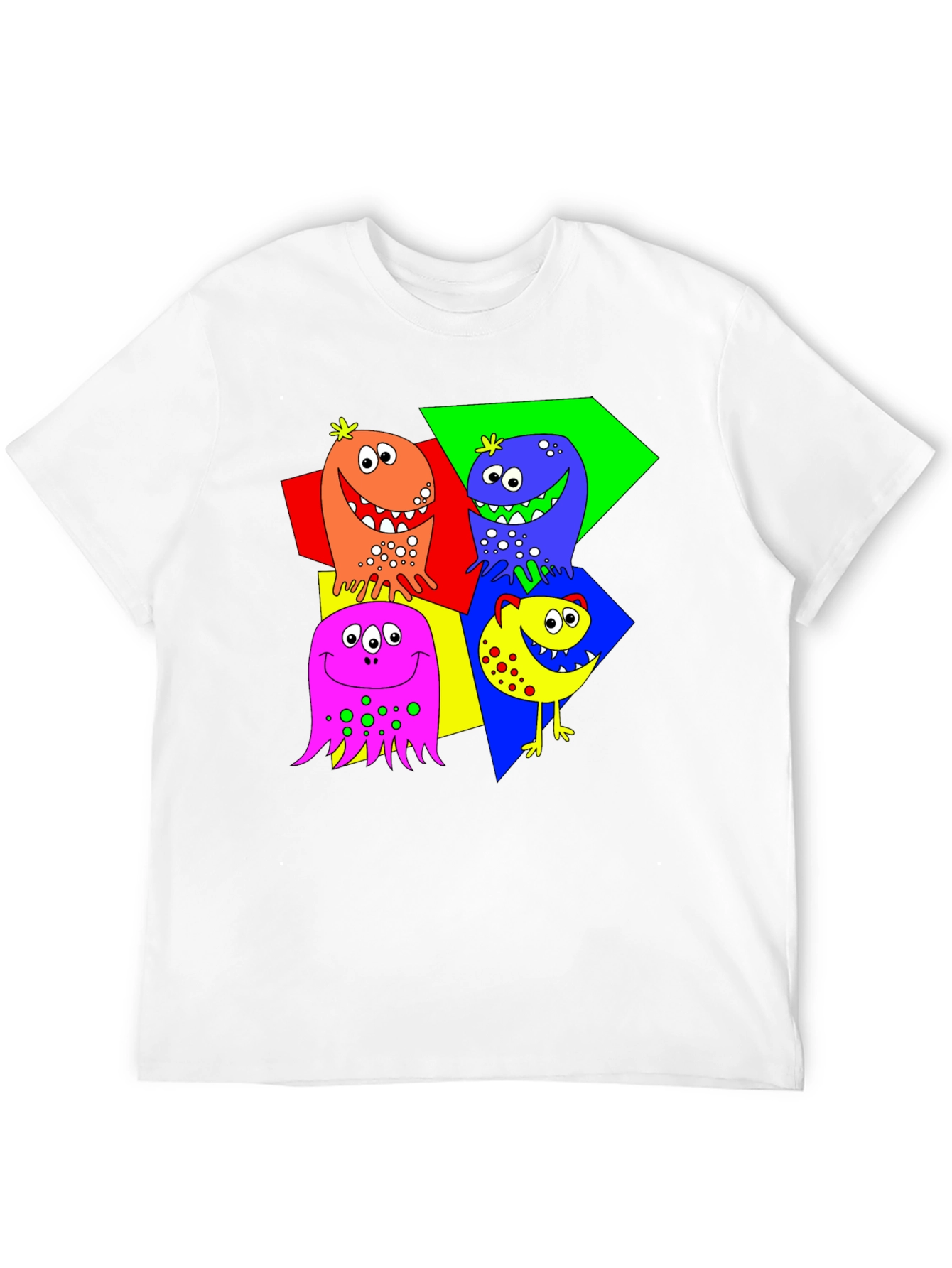 Monster Graphic T-Shirt - Funky Cartoon Tee
