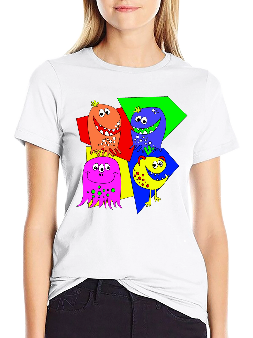 Monster Graphic T-Shirt - Funky Cartoon Tee