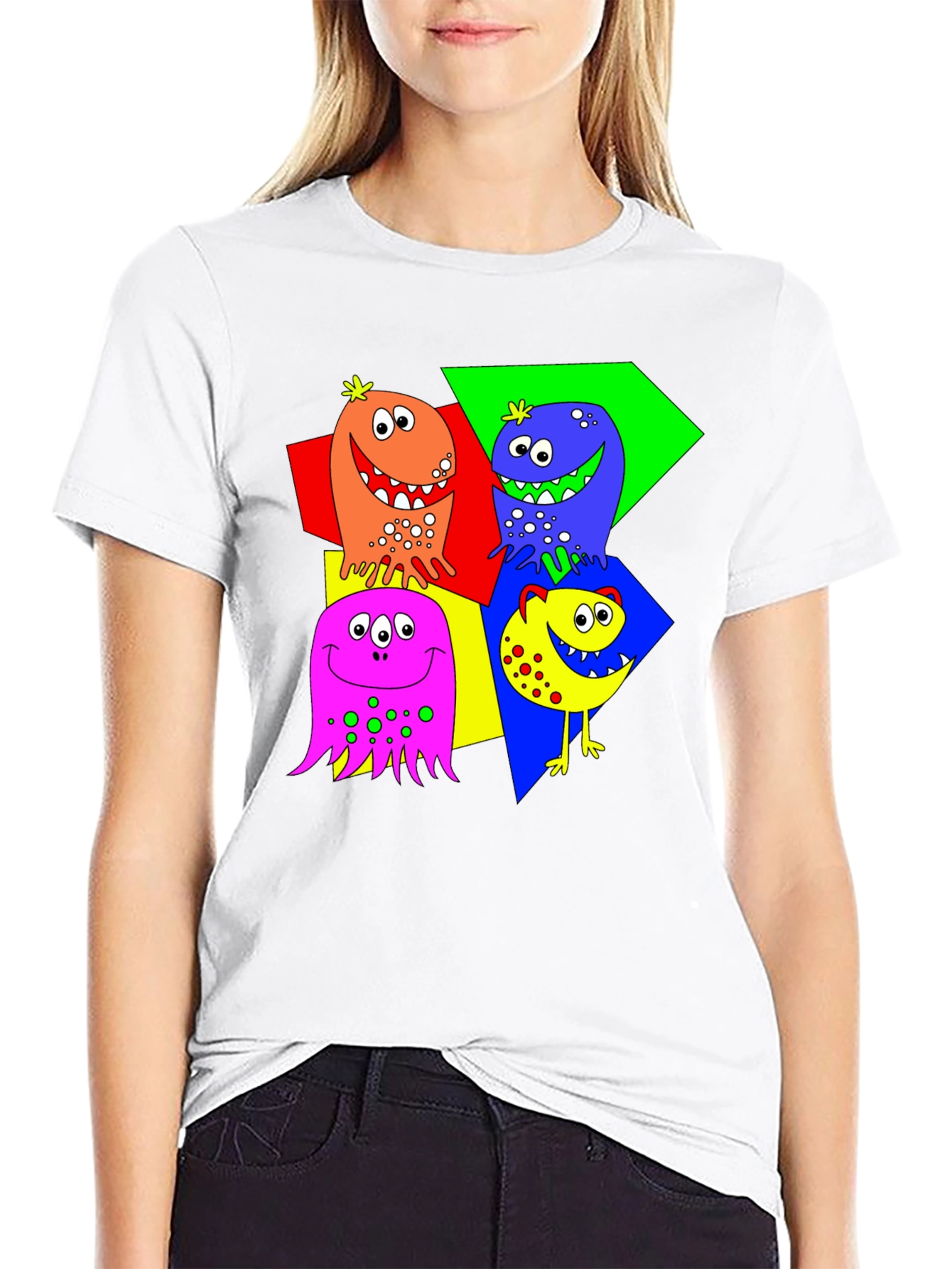 Monster Graphic T-Shirt - Funky Cartoon Tee