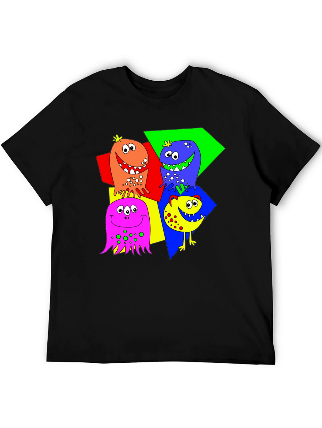 Monster Graphic T-Shirt - Funky Cartoon Tee