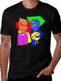 Monster Graphic T-Shirt - Funky Cartoon Tee
