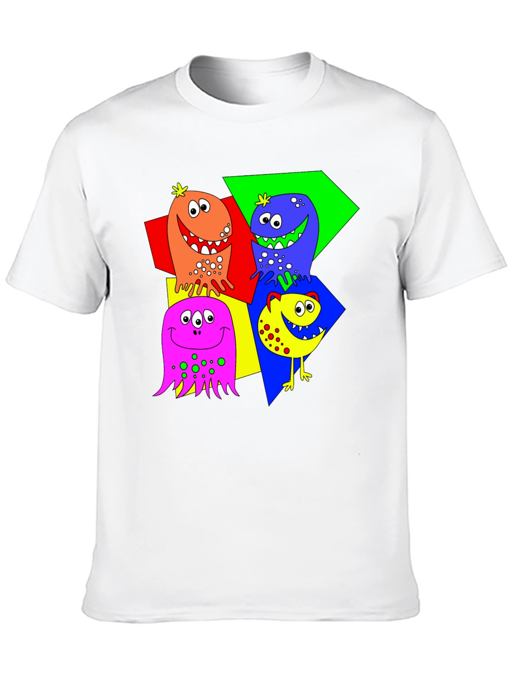 Monster Graphic T-Shirt - Funky Cartoon Tee
