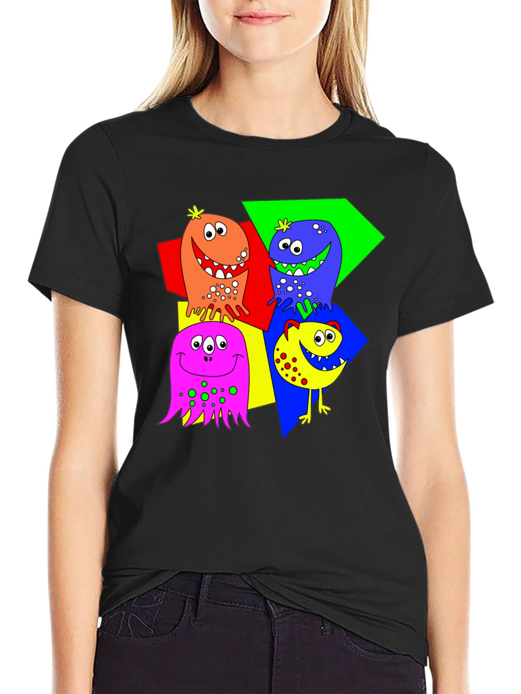 Monster Graphic T-Shirt - Funky Cartoon Tee