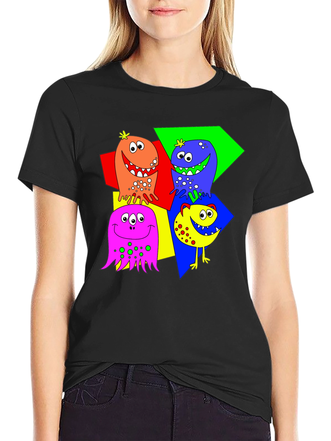 Monster Graphic T-Shirt - Funky Cartoon Tee
