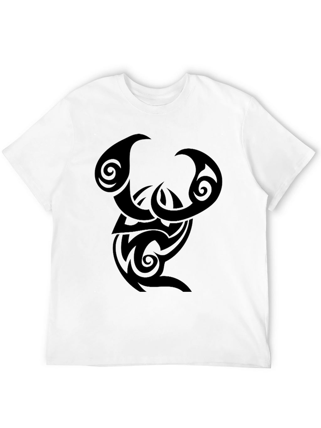 Tribal Design Black T-Shirt