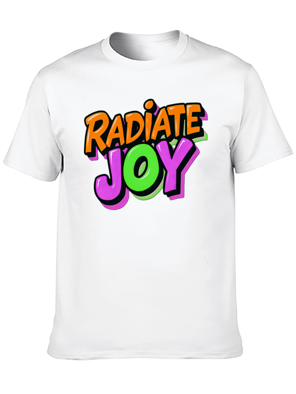 Radiate Joy Black Graphic T-Shirt