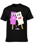 Cartoon Popsicle Graphic Tee