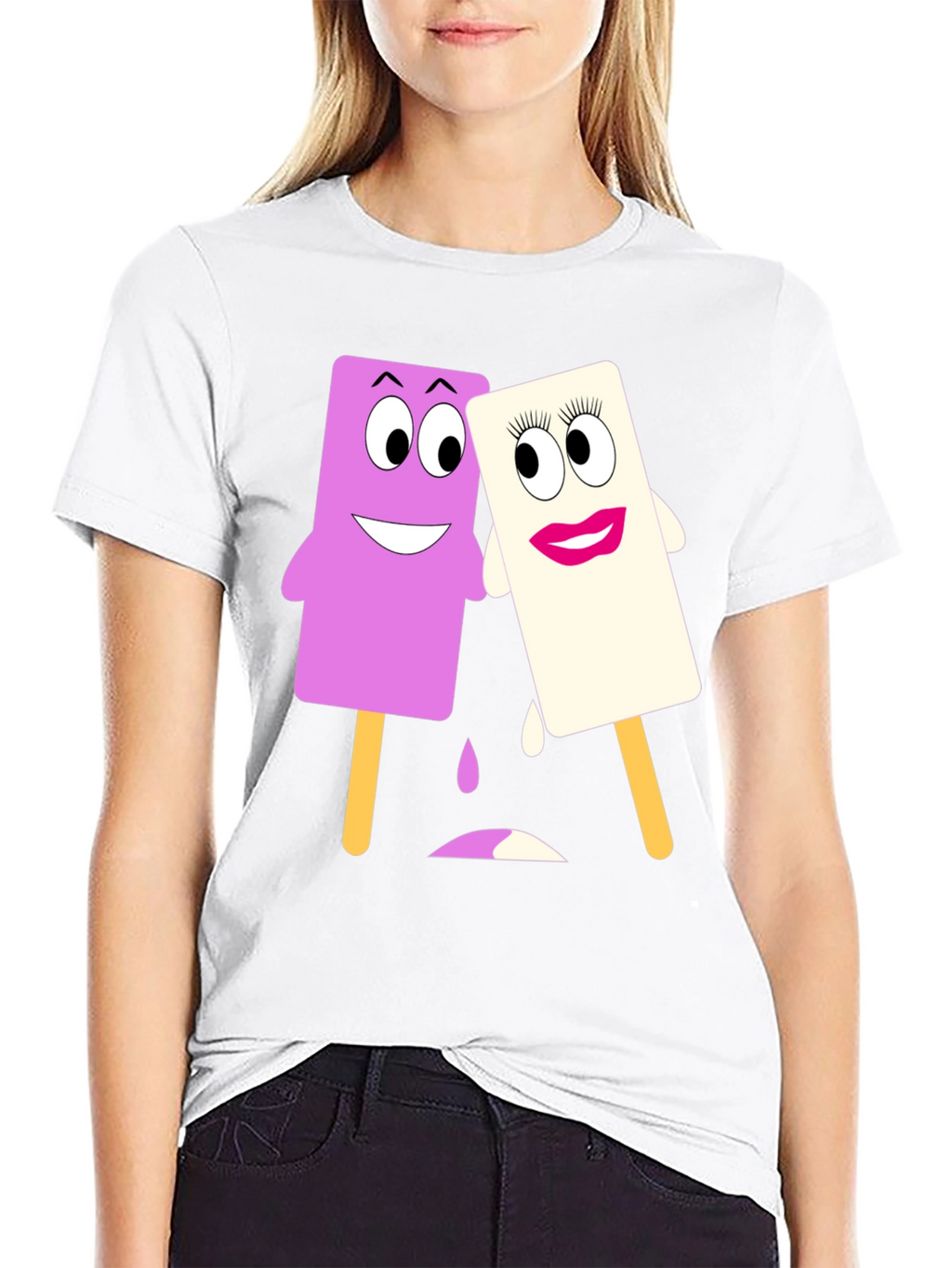Cartoon Popsicle Graphic Tee