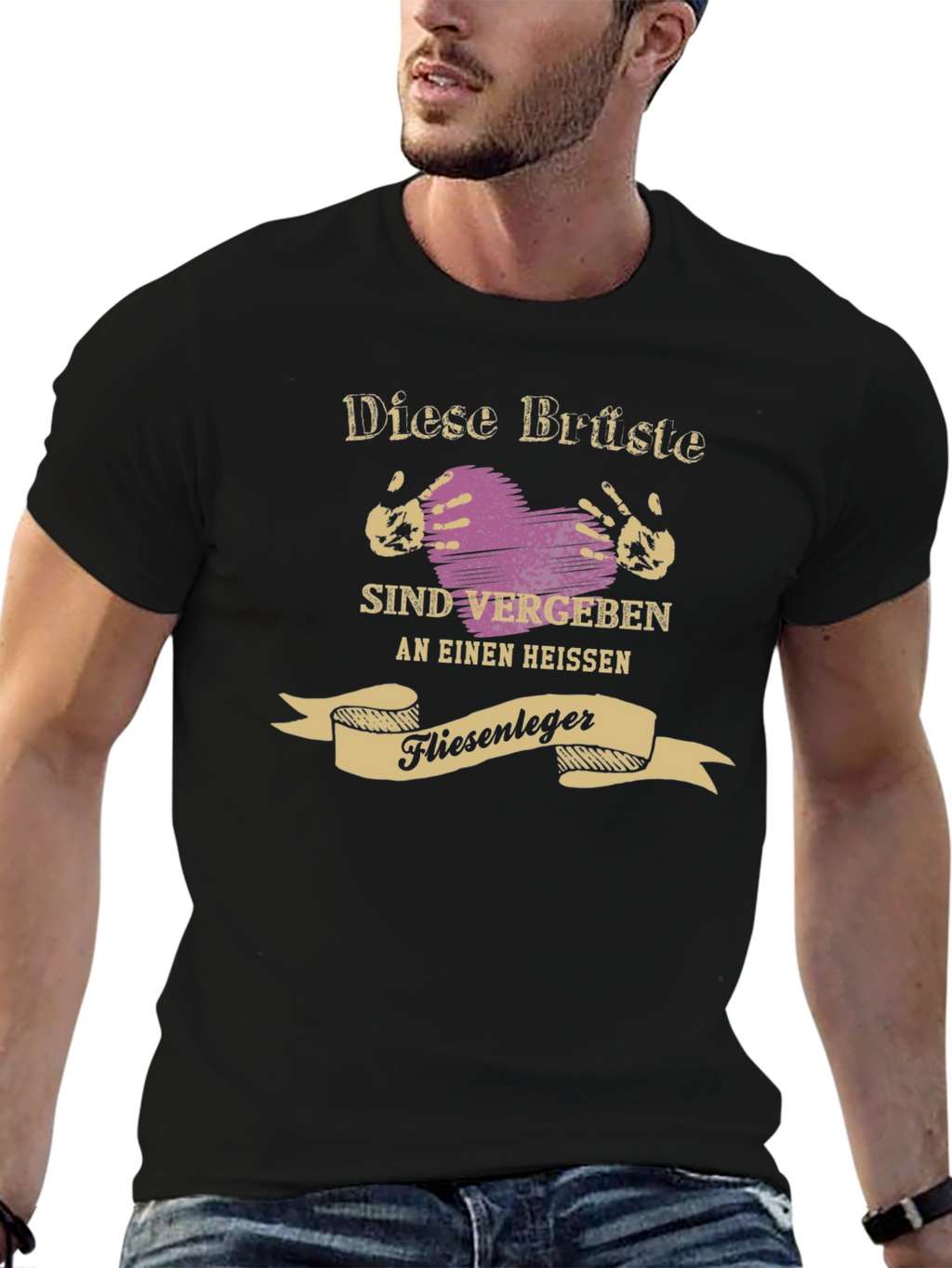 Funny Fliesenleger T-Shirt Gift for Him