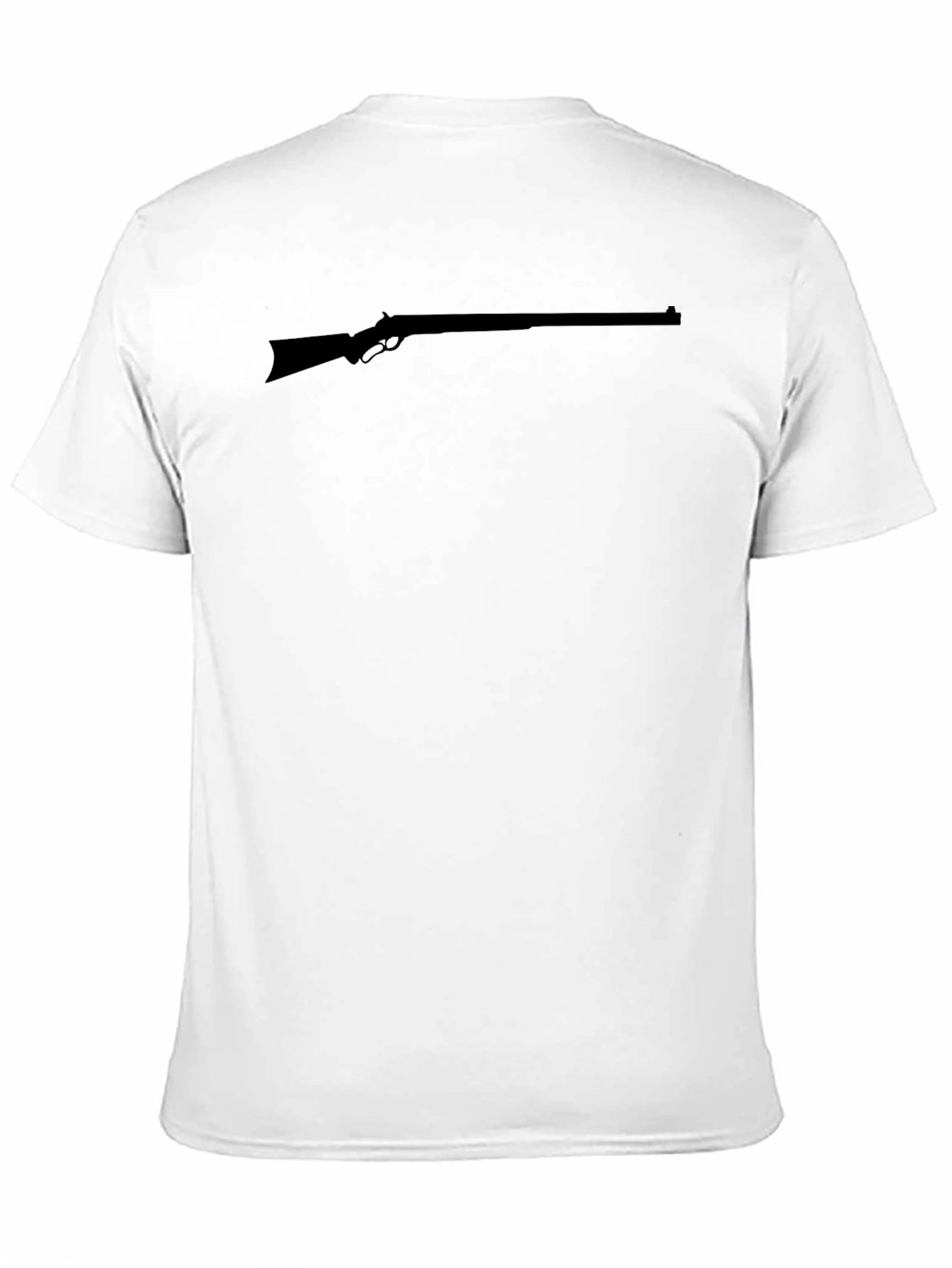 Rifle Silhouette Black T-Shirt