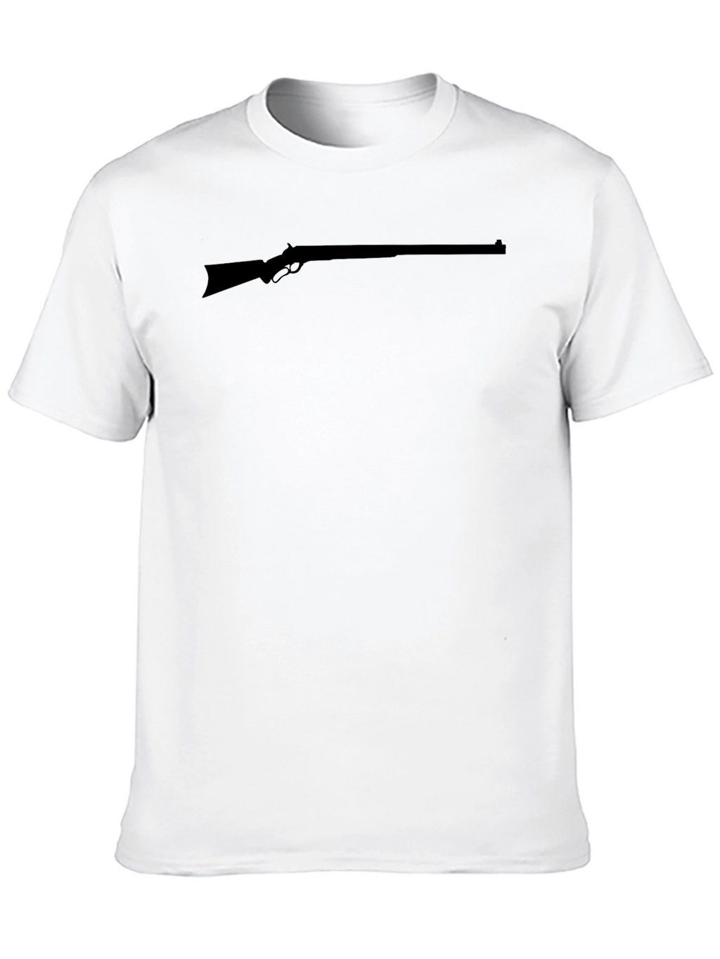 Rifle Silhouette Black T-Shirt