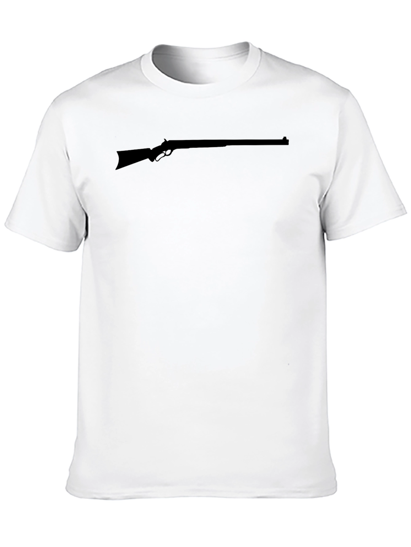 Rifle Silhouette Black T-Shirt