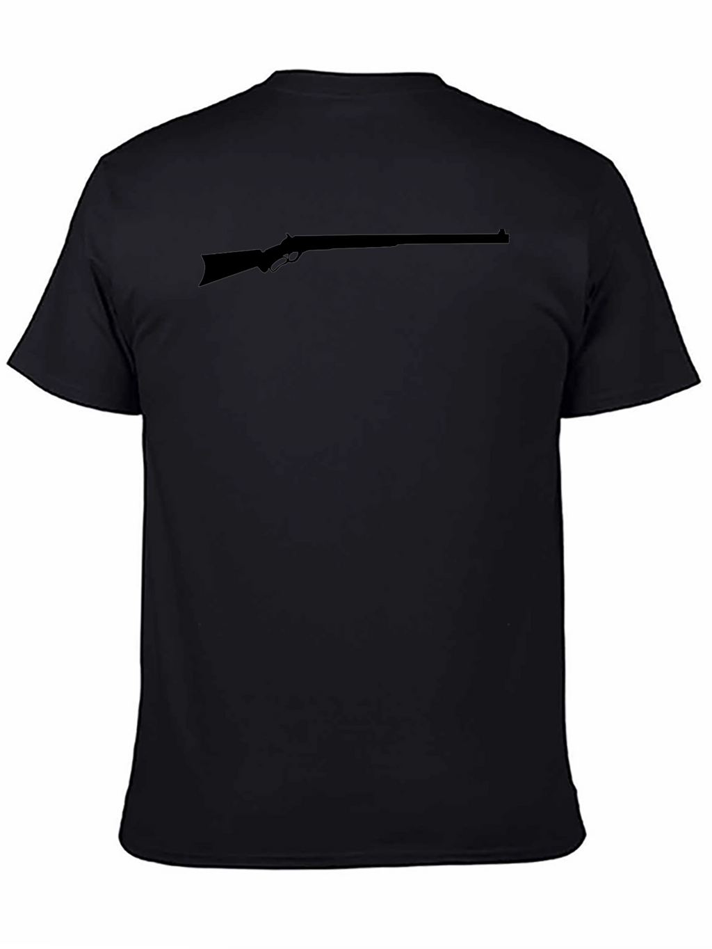 Rifle Silhouette Black T-Shirt