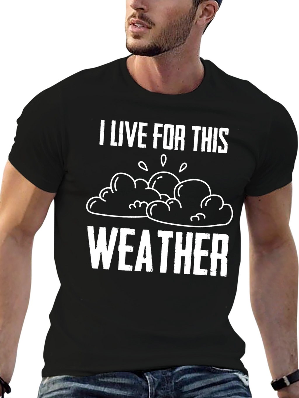 I Live For This Weather Graphic Tee